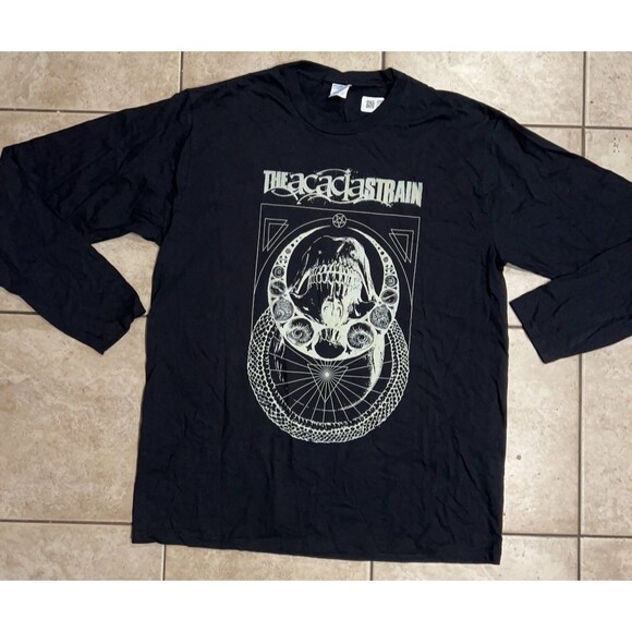 Port & Company Other - Acacia Strain Shirt Mens XL Black Earthmover Skull Death Metal Band concert